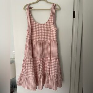 Pink Gingham Dress